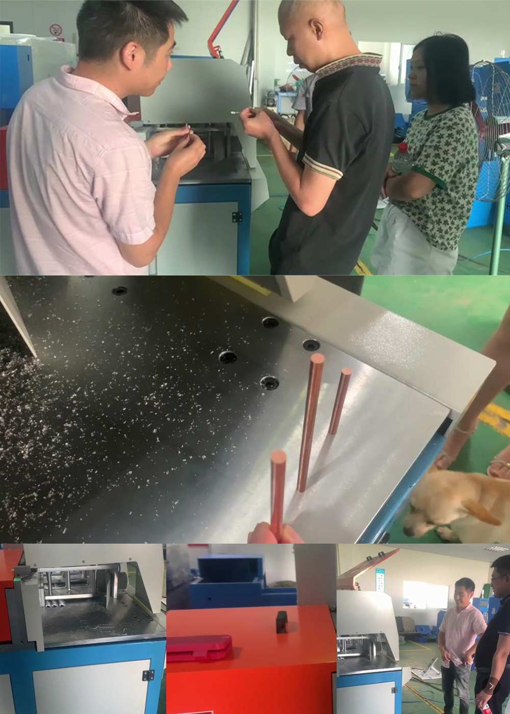 歡迎客戶(hù)來(lái)我司試切全封閉分離式切鋁機(jī)，洽談合作